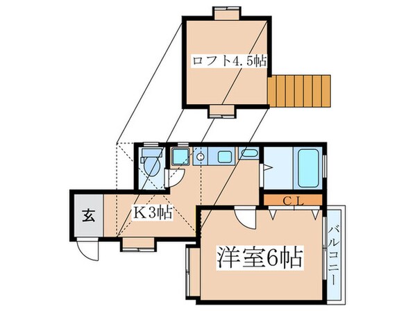 福田ハイツの物件間取画像